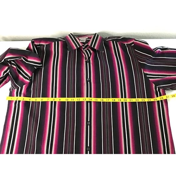 CLAIBORNE LUXE- MENS BUTTON-DOWN LONG SLEEVE 100% COTTON SHIRT SIZE XX-LARGE - Picture 5 of 6